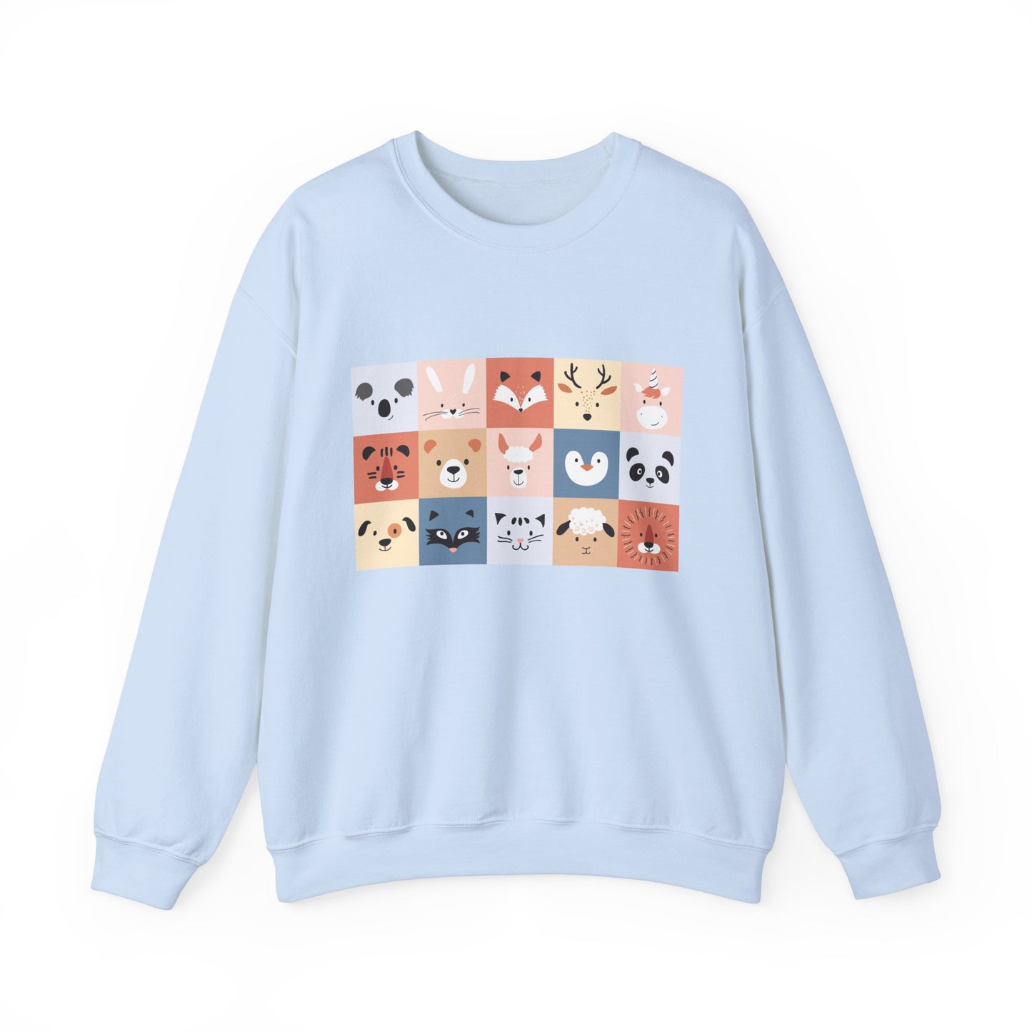 Cute Animal Friends Crewneck Sweatshirt Personalized