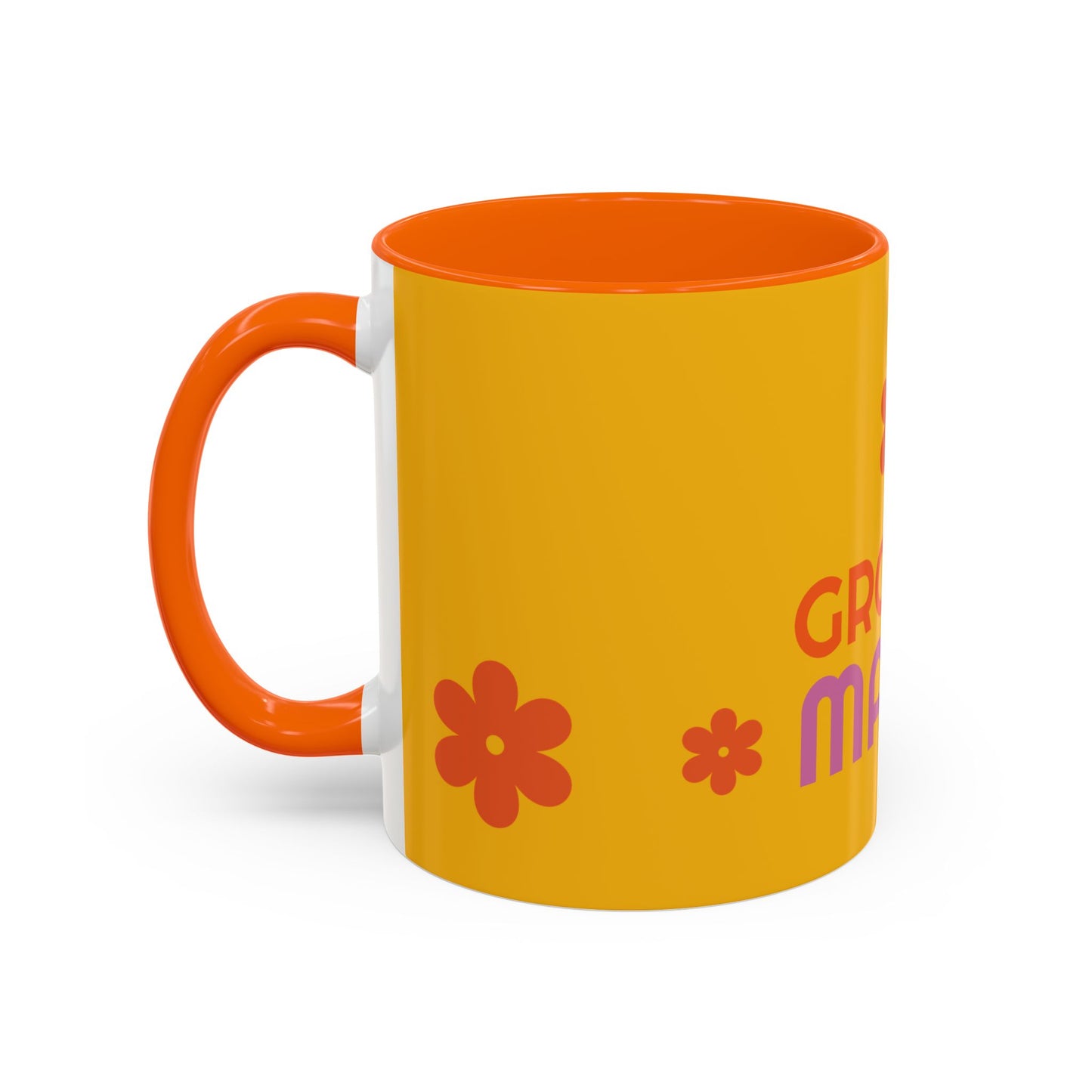 Groovy Mama Accent Coffee Mug - Fun Retro 11/15 oz Mug for Stylish Moms