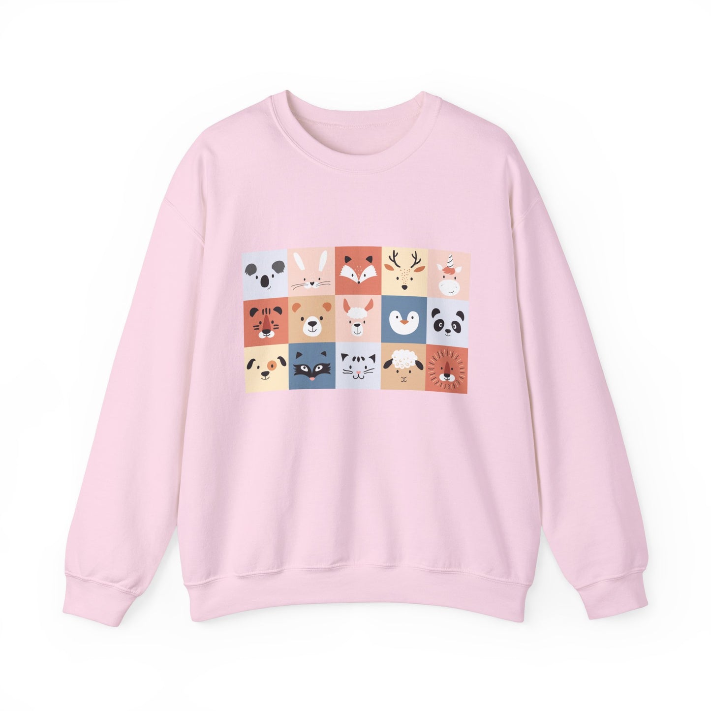 Cute Animal Friends Crewneck Sweatshirt Personalized