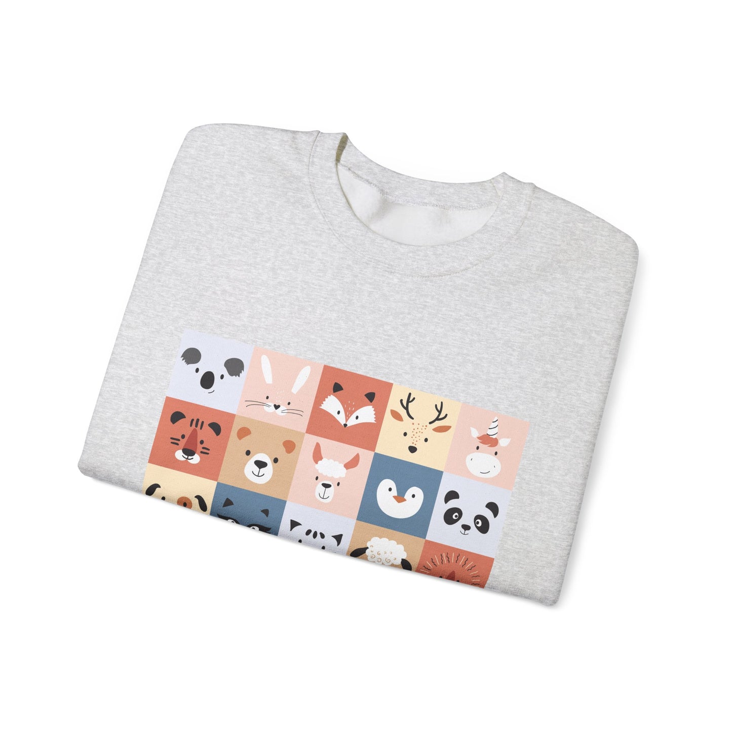 Cute Animal Friends Crewneck Sweatshirt Personalized