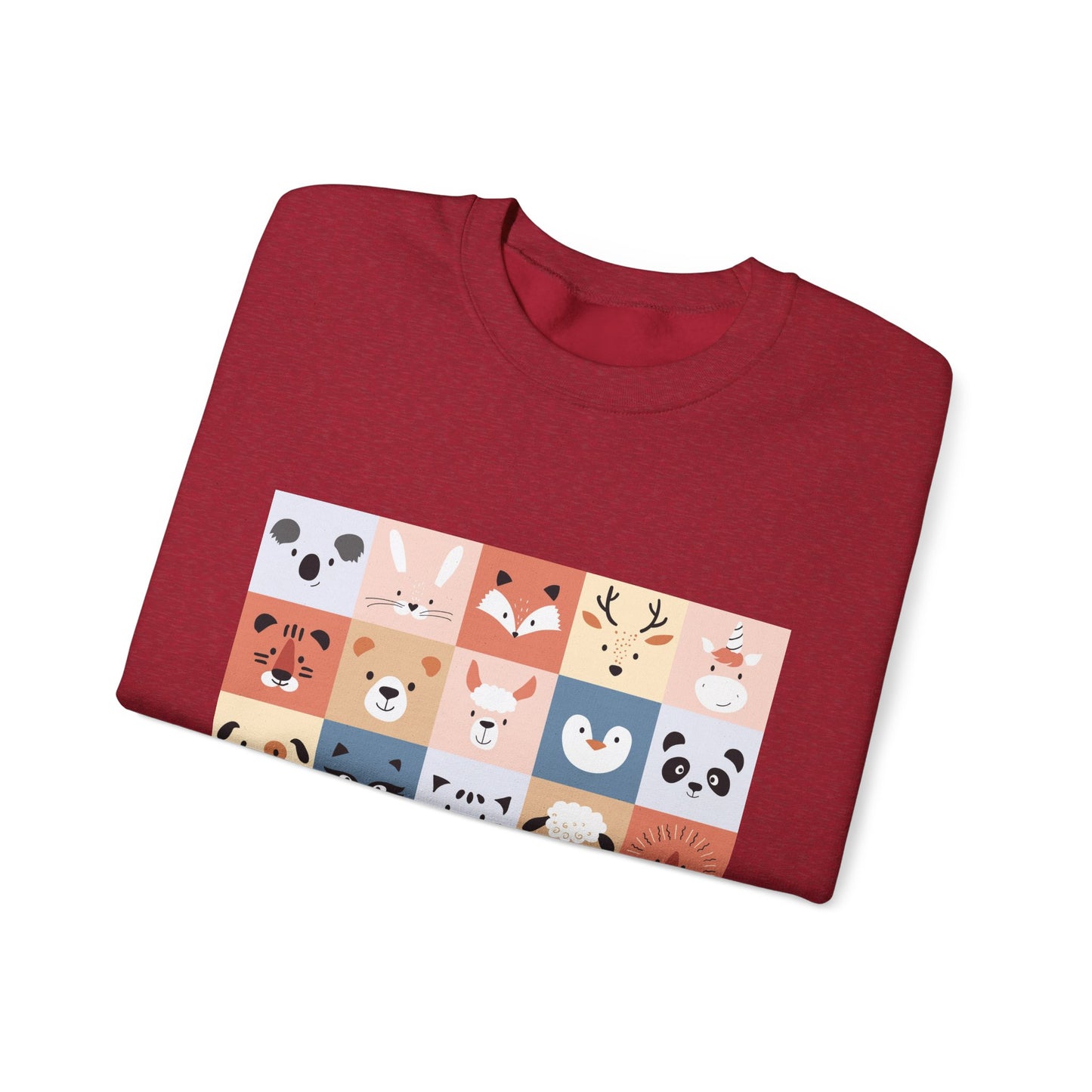 Cute Animal Friends Crewneck Sweatshirt Personalized