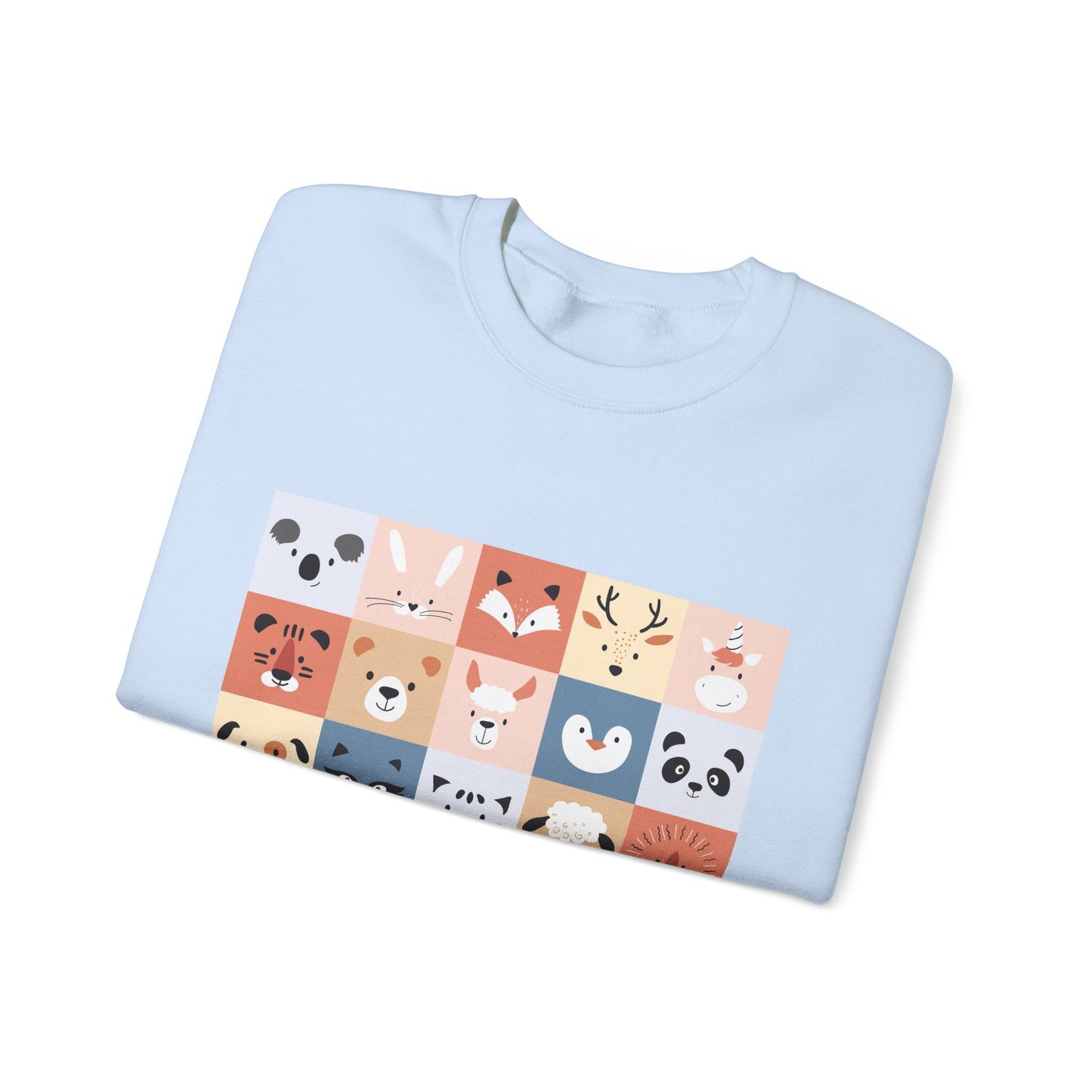 Cute Animal Friends Crewneck Sweatshirt Personalized