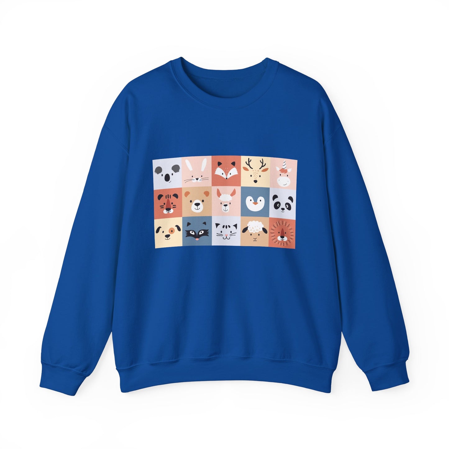 Cute Animal Friends Crewneck Sweatshirt Personalized