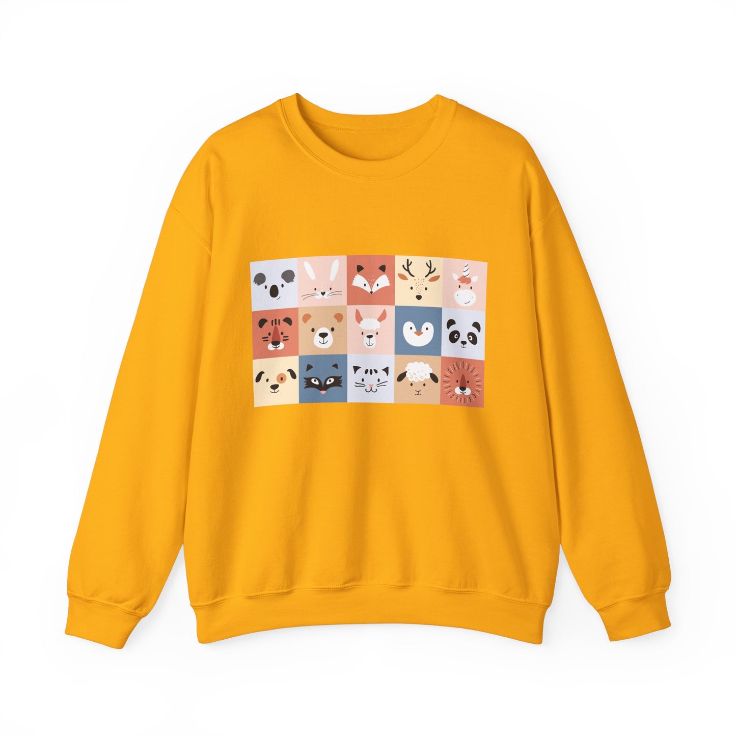 Cute Animal Friends Crewneck Sweatshirt Personalized