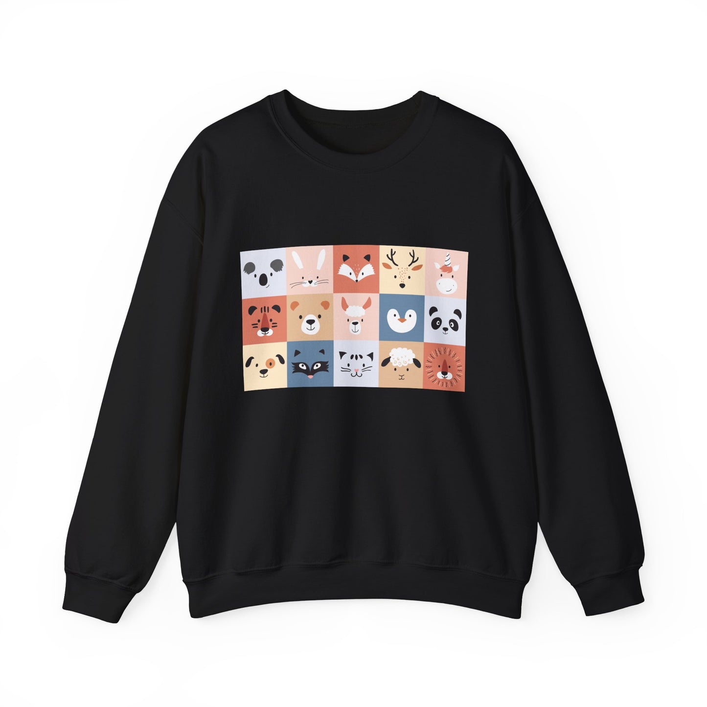 Cute Animal Friends Crewneck Sweatshirt Personalized