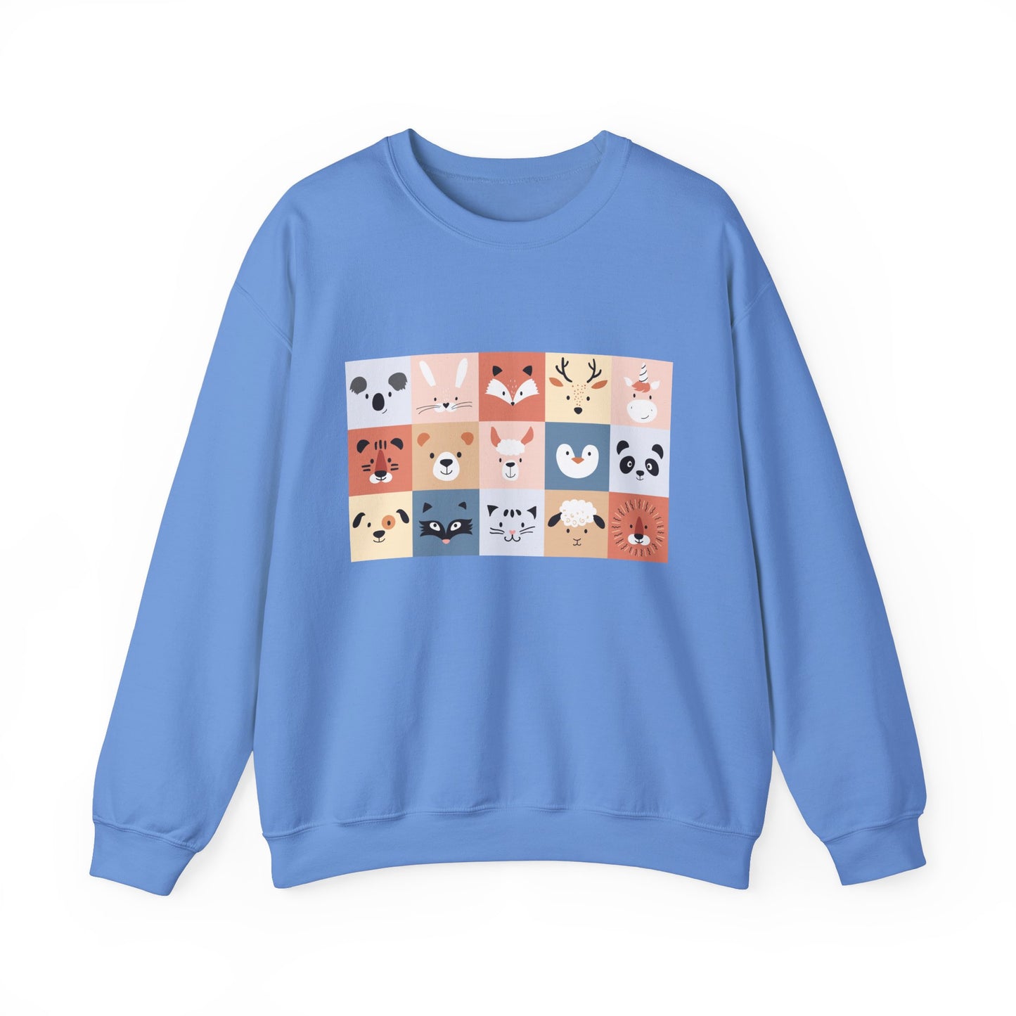 Cute Animal Friends Crewneck Sweatshirt Personalized