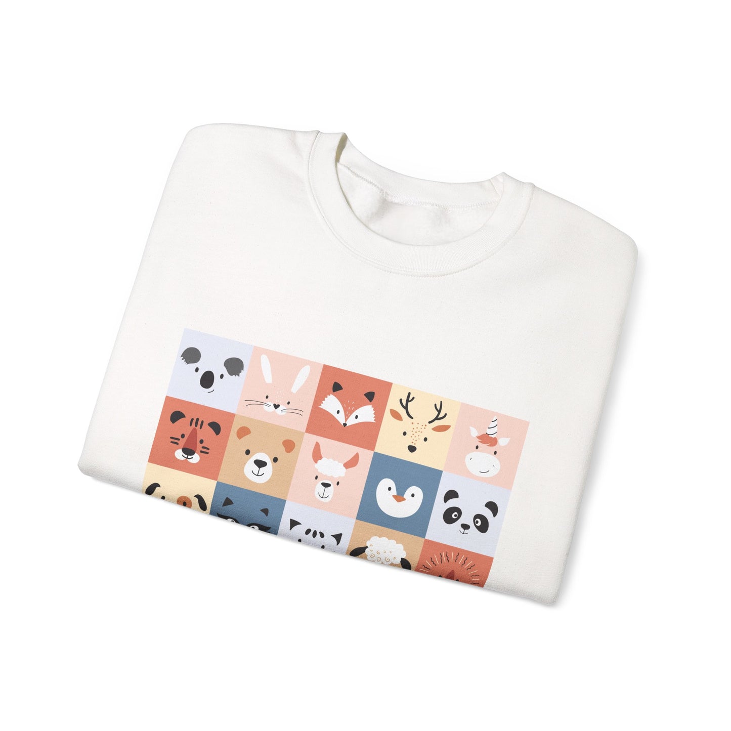 Cute Animal Friends Crewneck Sweatshirt Personalized