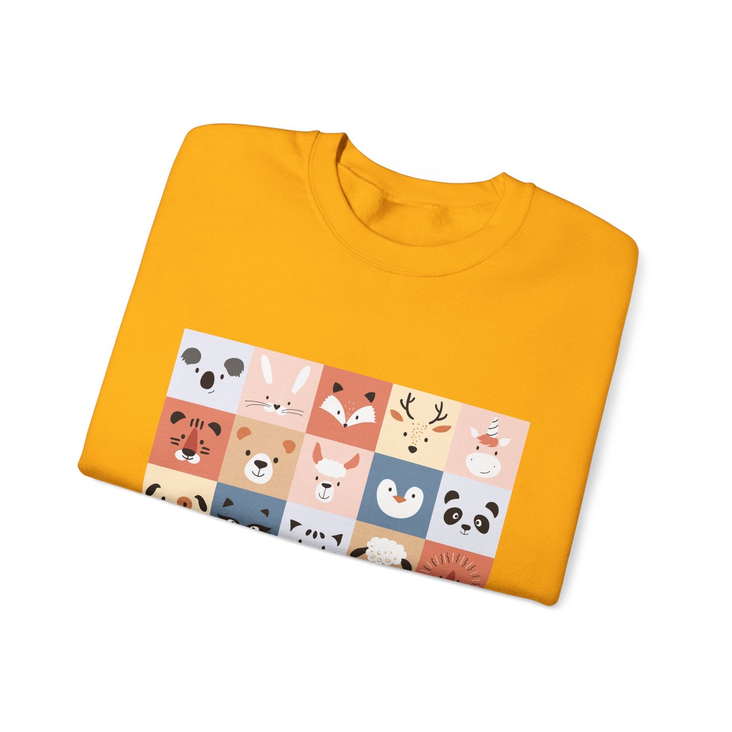 Cute Animal Friends Crewneck Sweatshirt Personalized