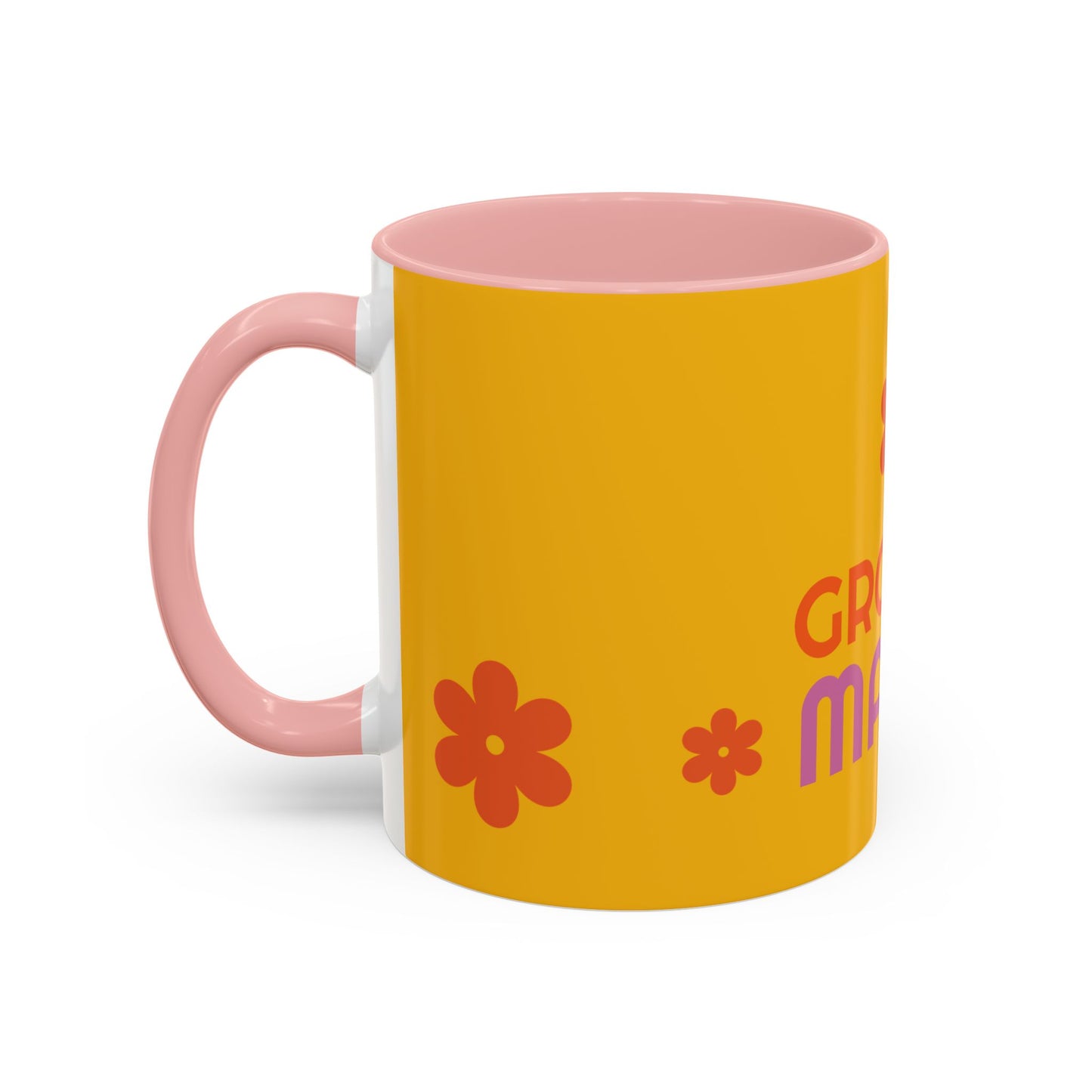 Groovy Mama Accent Coffee Mug - Fun Retro 11/15 oz Mug for Stylish Moms