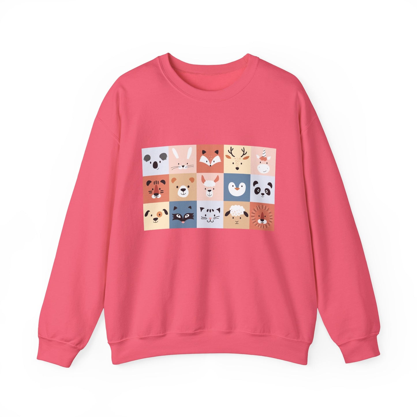 Cute Animal Friends Crewneck Sweatshirt Personalized