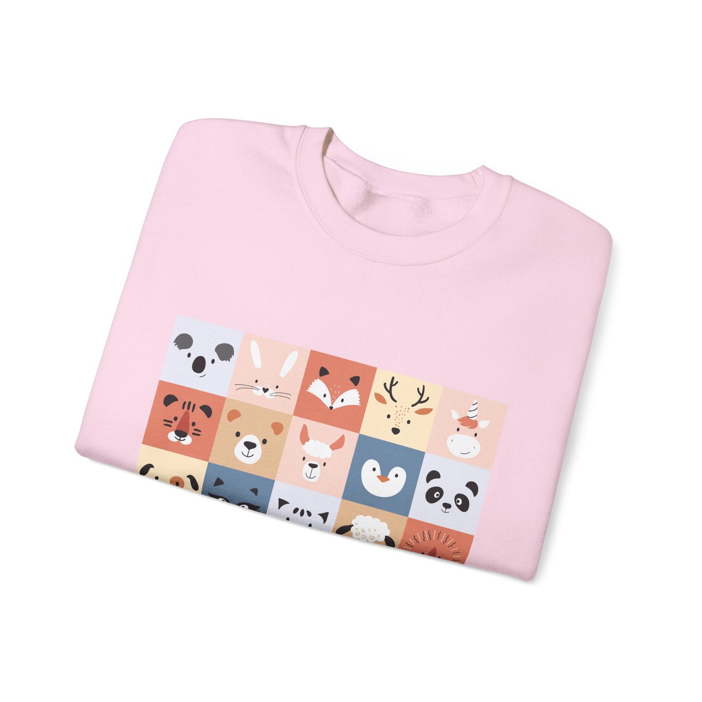 Cute Animal Friends Crewneck Sweatshirt Personalized