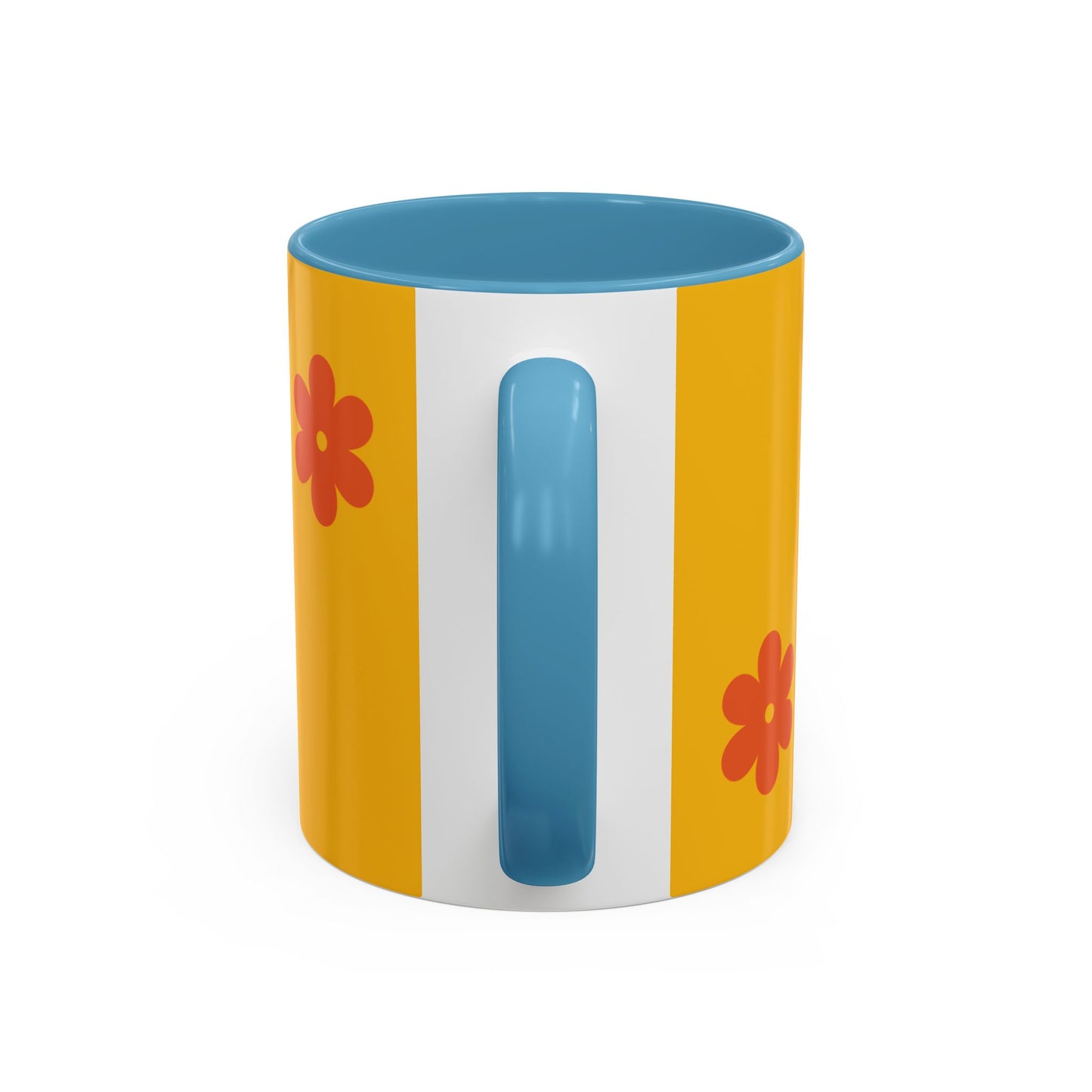 Groovy Mama Accent Coffee Mug - Fun Retro 11/15 oz Mug for Stylish Moms