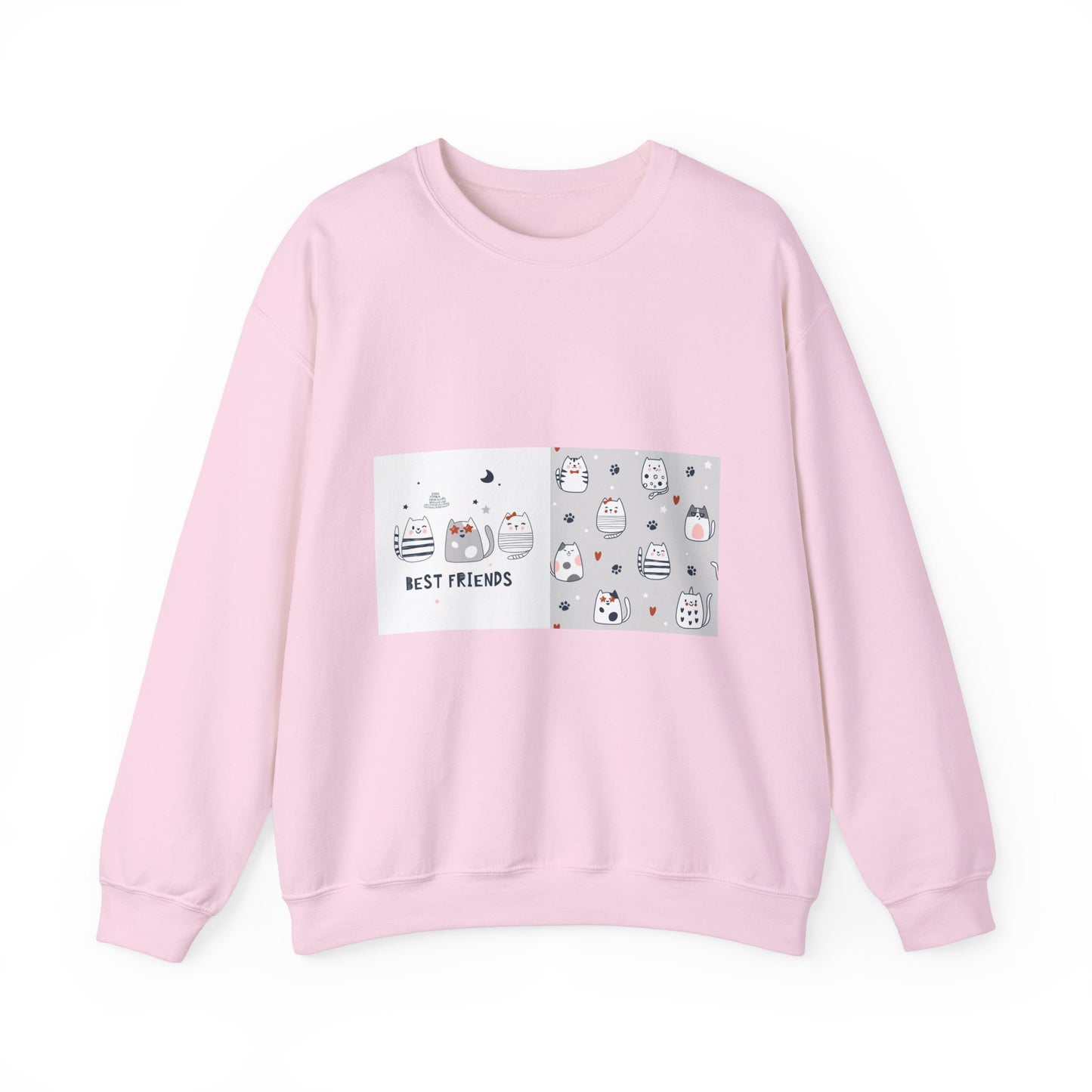 Best Friends Cat Crewneck Sweatshirt