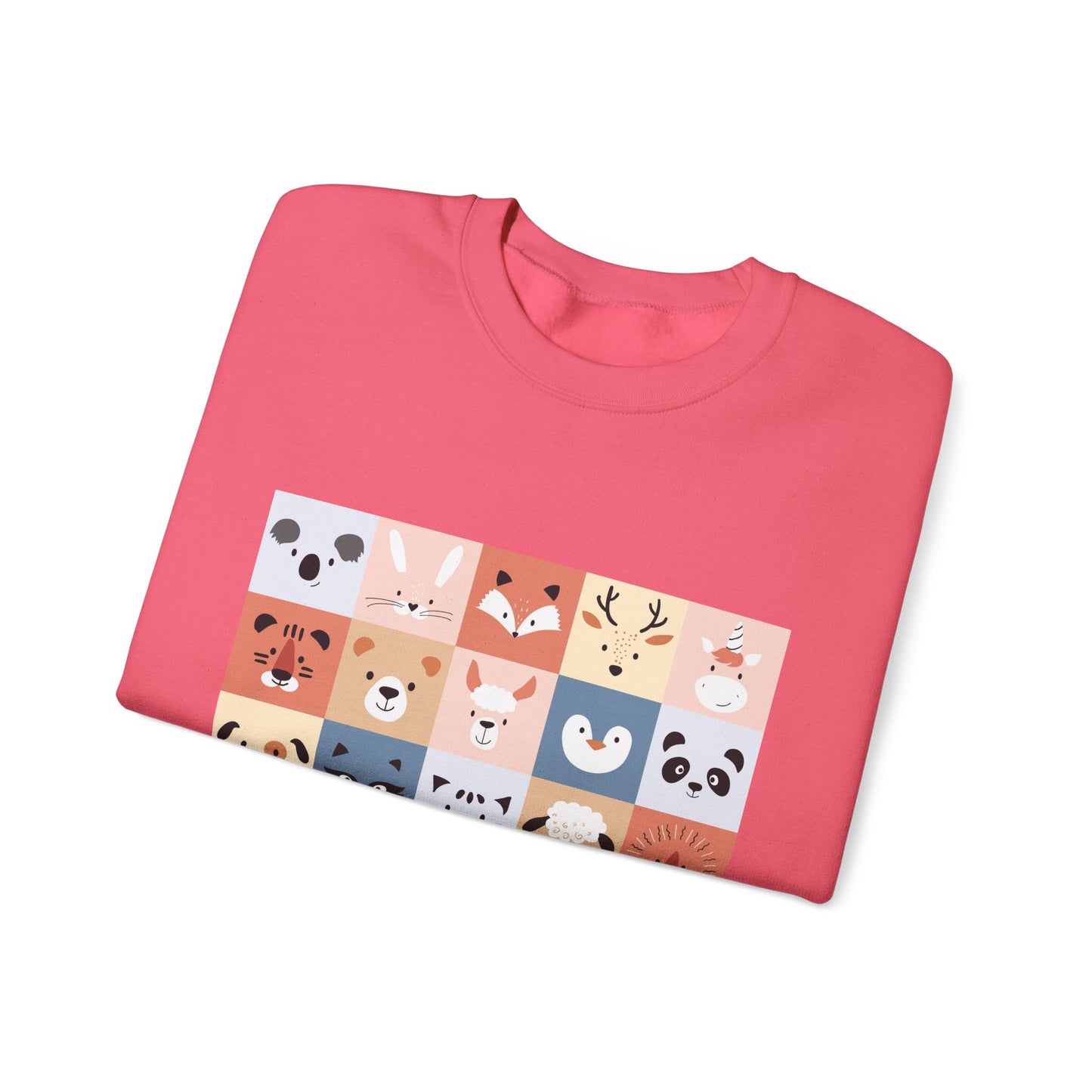 Cute Animal Friends Crewneck Sweatshirt Personalized