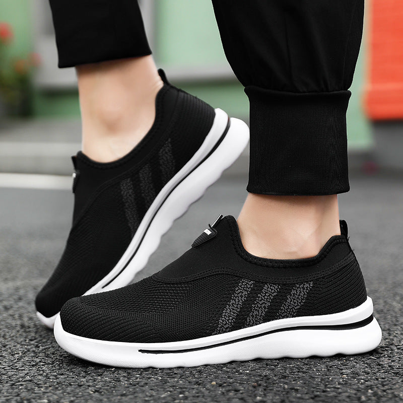 Men's Old Beijing Cloth Shoes Slip-on Soft Bottom Non-slip