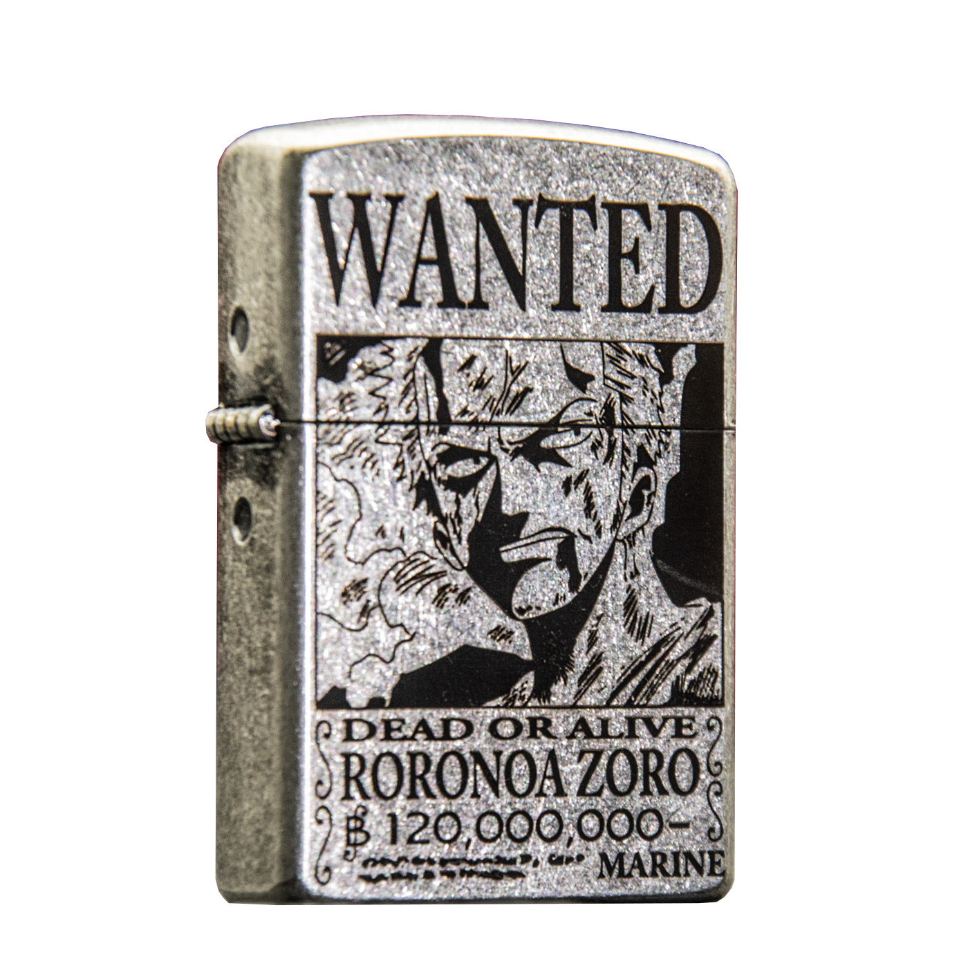 ZORRO Zoro Ancient Silver Pirate King Zoro Kerosene Lighter