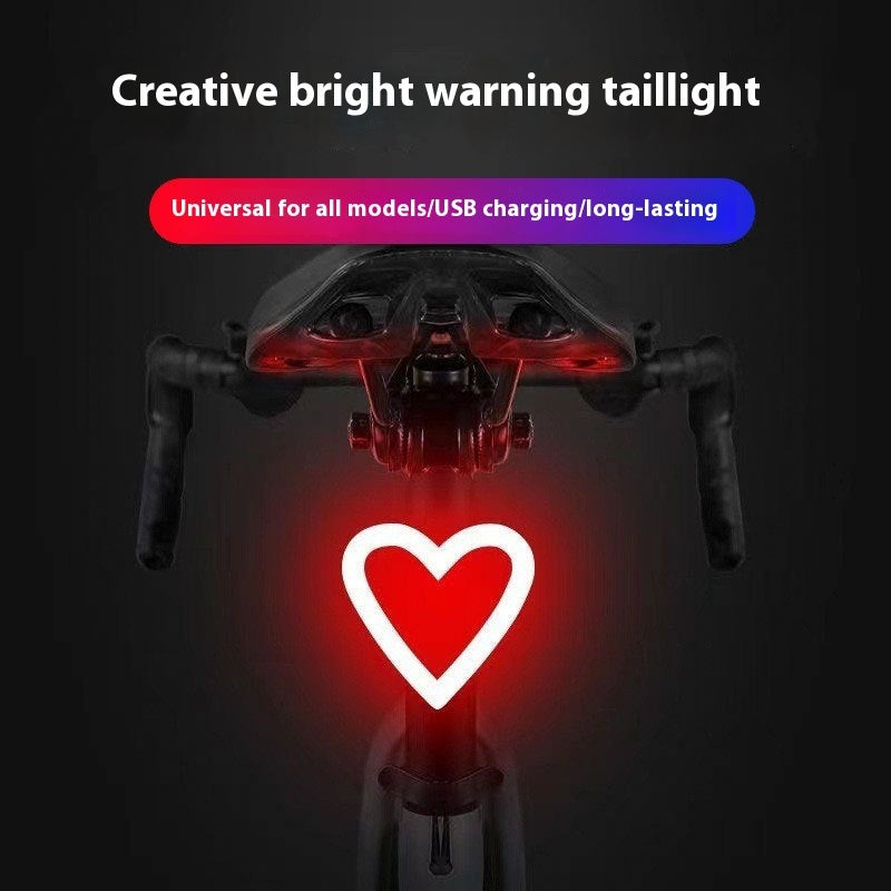 Bicycle Love Tail Light Equipment