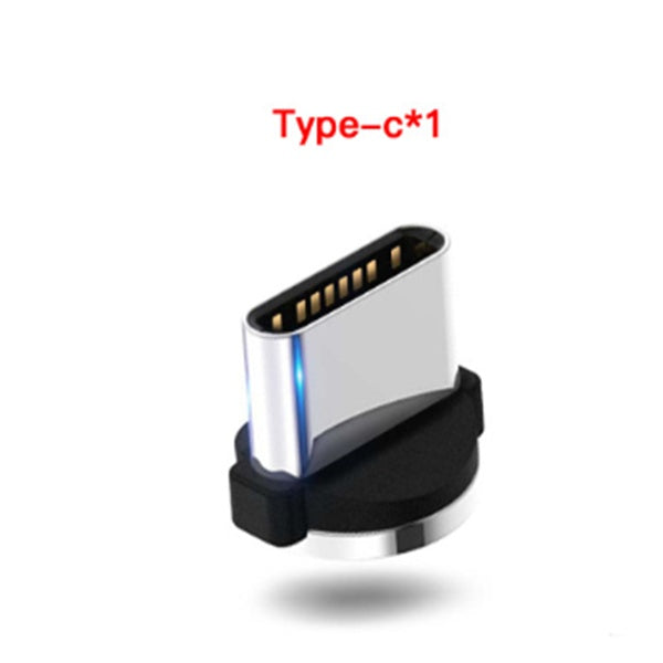 Compatible with Apple, Flowing Ligh Magnetic Streamer Data Line Cable for Iphone Android Type C