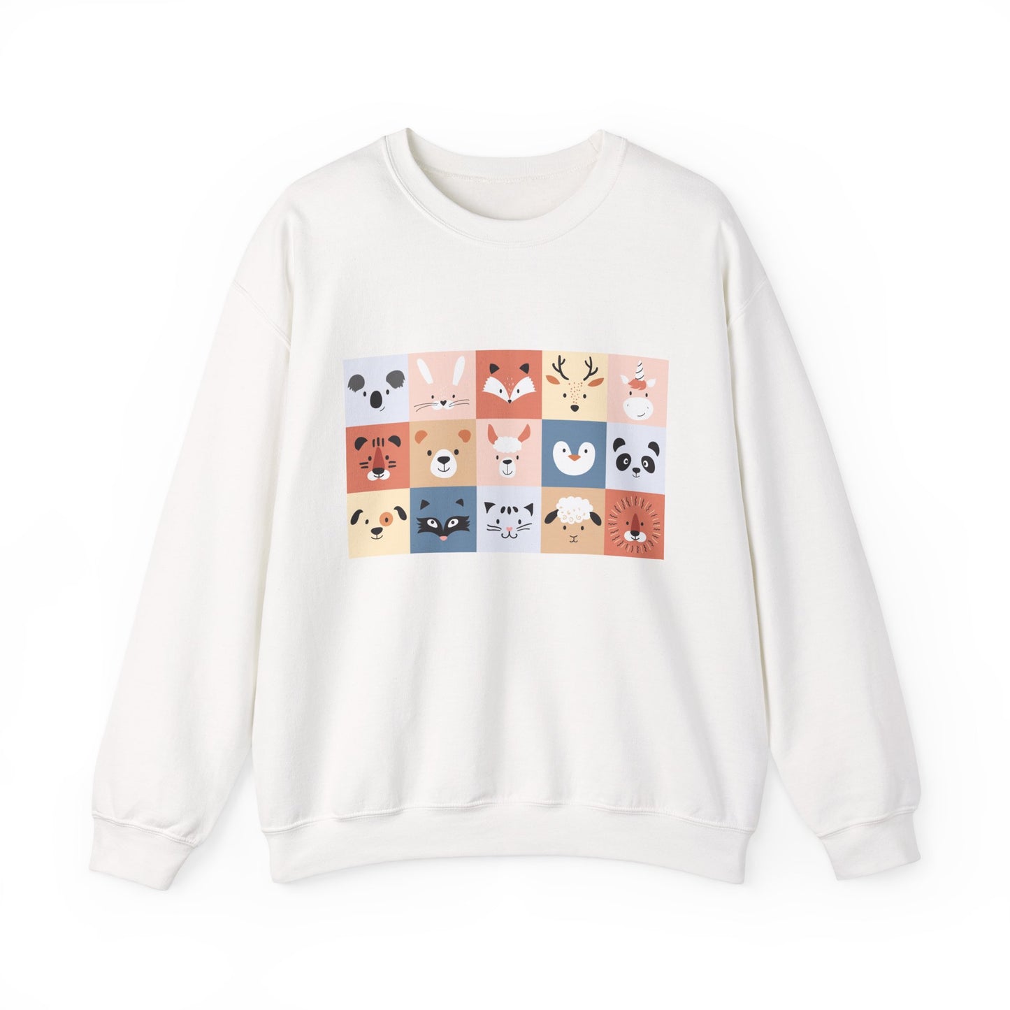 Cute Animal Friends Crewneck Sweatshirt Personalized