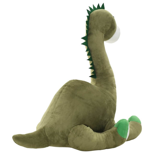 vidaXL Dinosaur Brontosaurus Cuddly Toy Plush Green