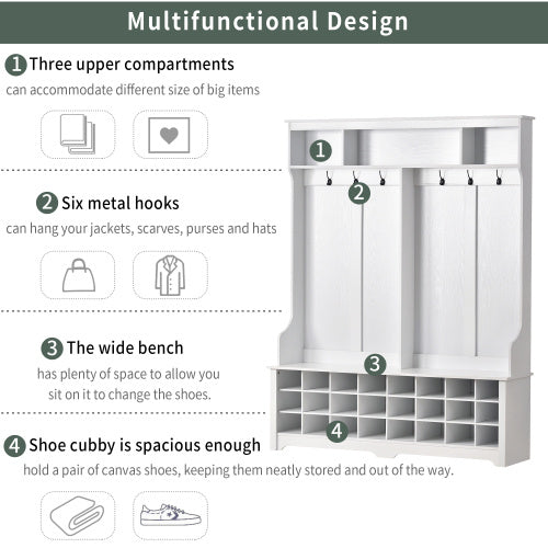 Multi Functional Corridor Coat Rack