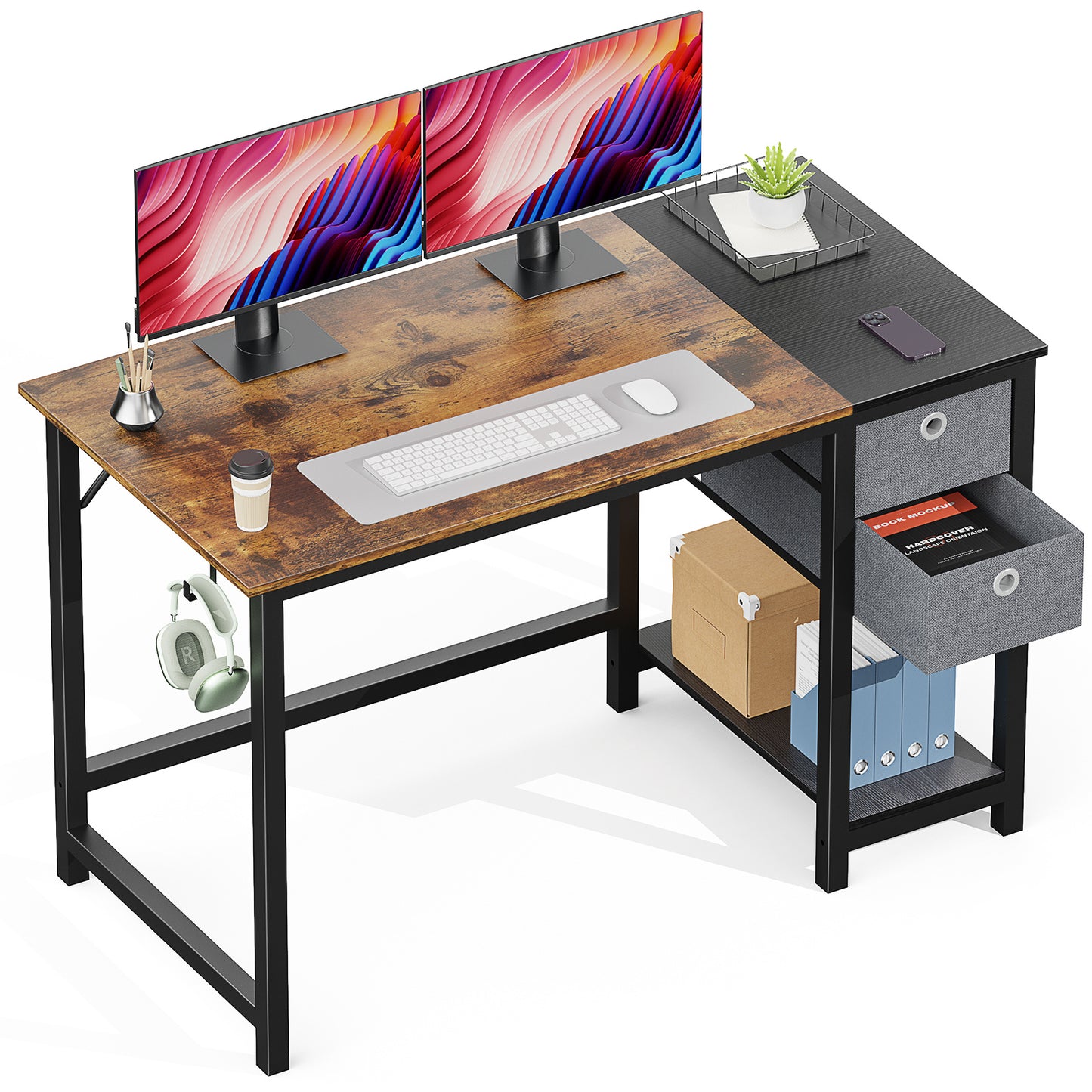 Computer Desk With Drawer