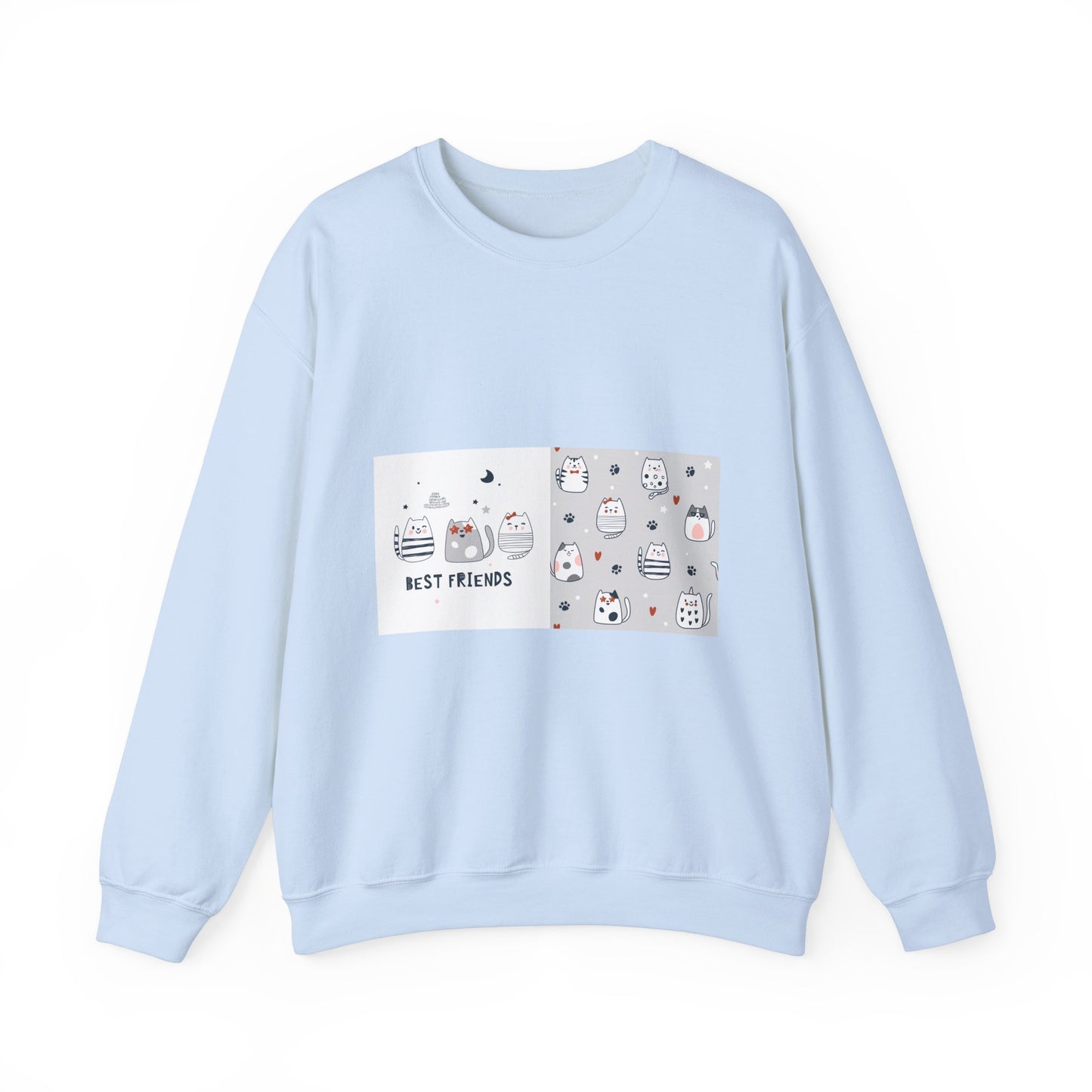 Best Friends Cat Crewneck Sweatshirt