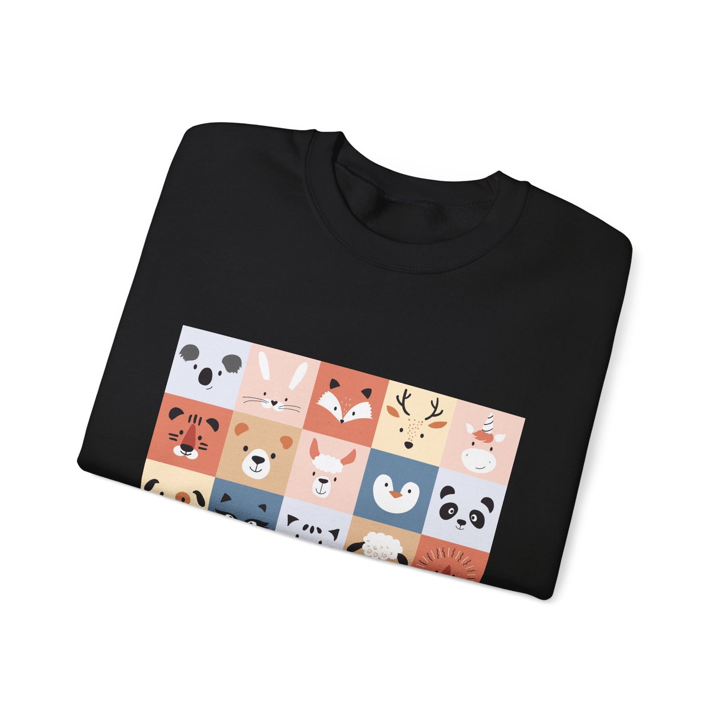 Cute Animal Friends Crewneck Sweatshirt Personalized