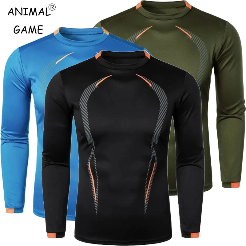 Autumn Men's Long Sleeve Quick Dry T-shirt Lightweight Breathable Streetwear Oversized Sports Fitness Outdoor Men T Shirt