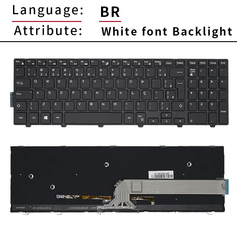 Dell Inspiron laptop keyboard