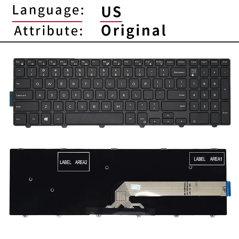 Dell Inspiron laptop keyboard