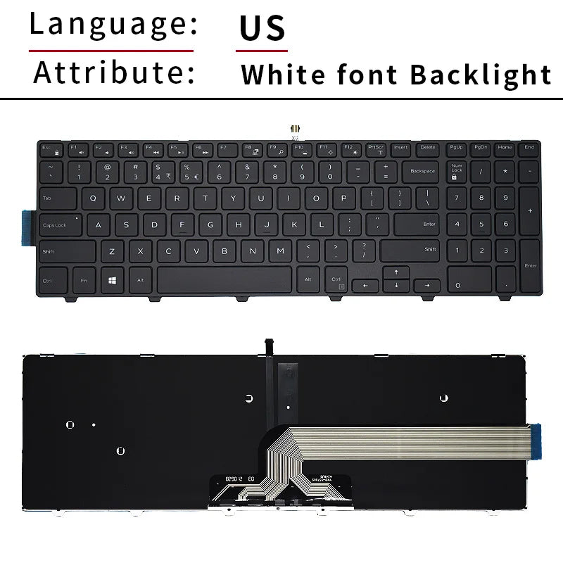 Dell Inspiron laptop keyboard