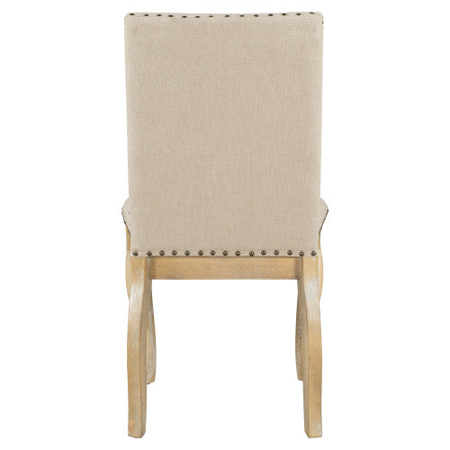 4 Wooden Cushioned Dining Chairs