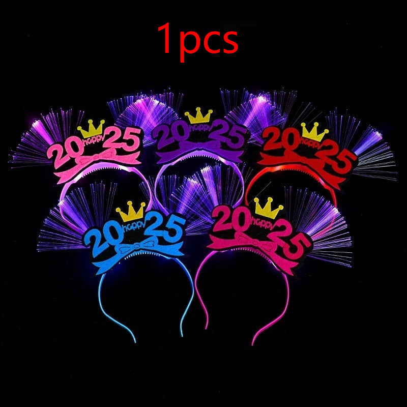 Luminous Barrettes New Year Headdress