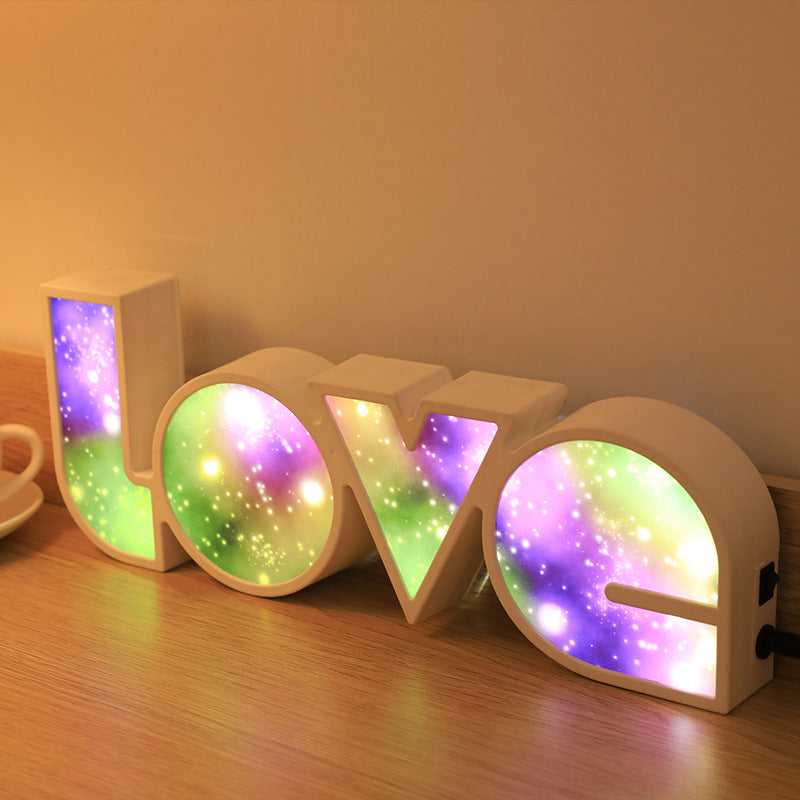 Valentines Day Gift Decor LED LOVE Sign