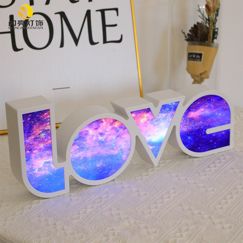 Valentines Day Gift Decor LED LOVE Sign